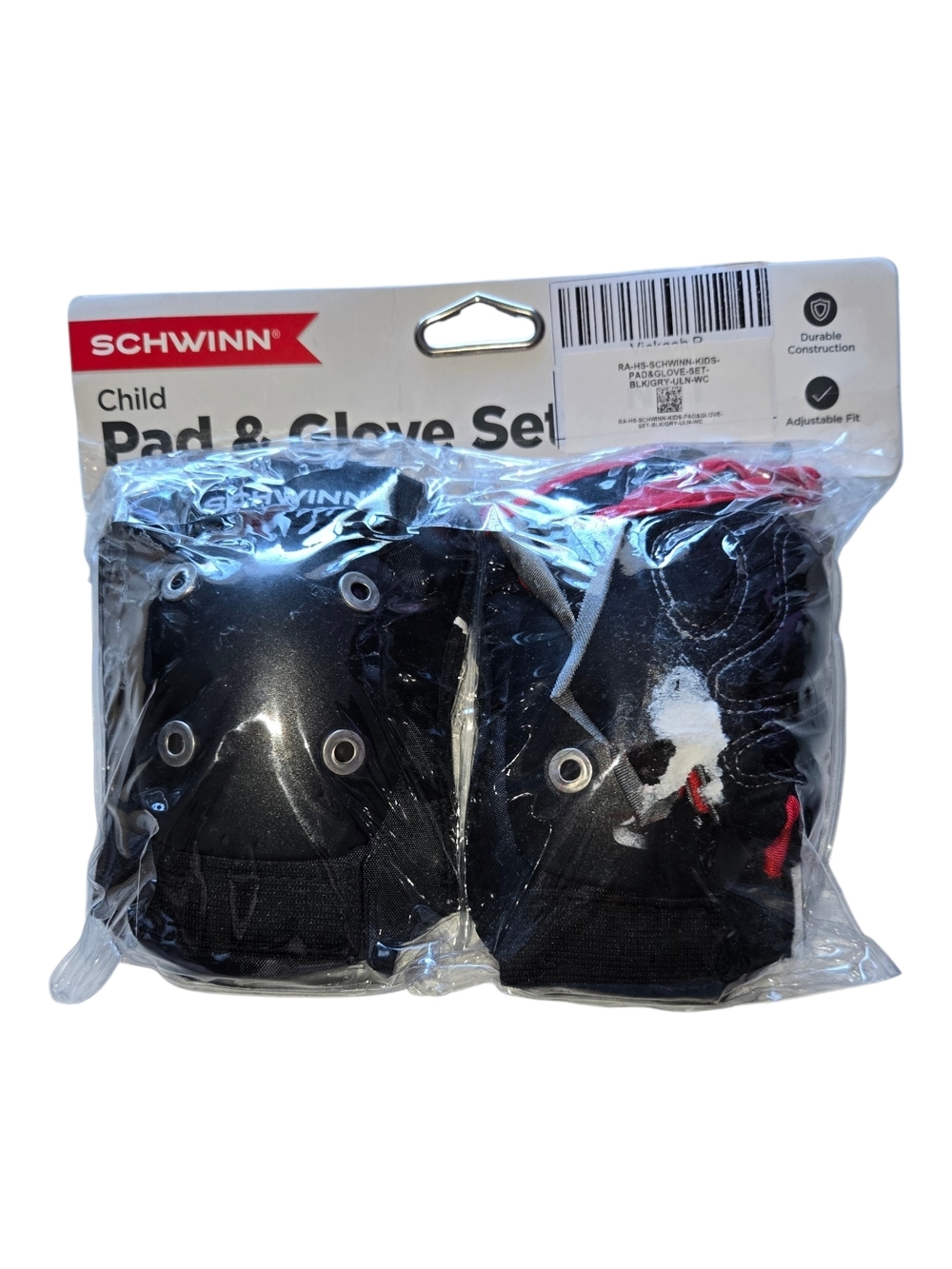 Schwinn Kid's Protective Pad and Glove Set Bike Accessories In Black